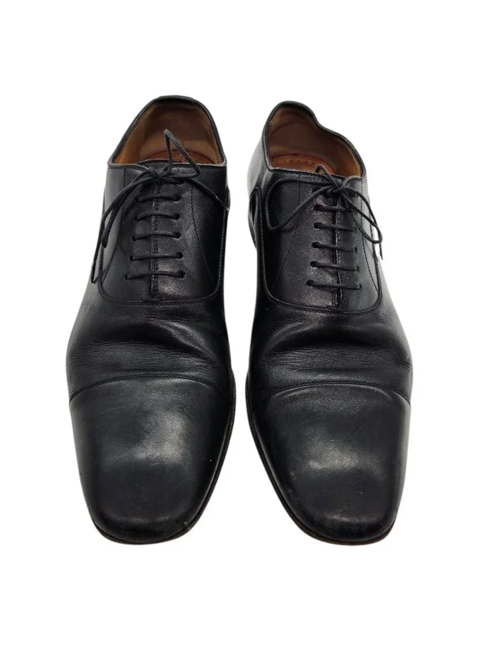 Christian Louboutin Greggo Oxford Lace Up Dress Shoes 40.5 7.5 Flat Calf Leather